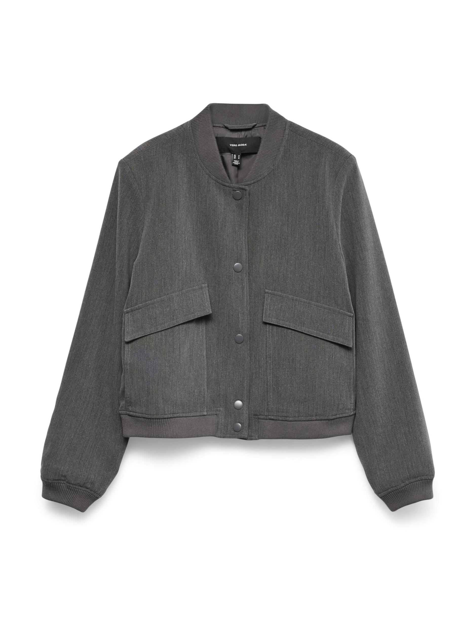 VERO MODA Demisezoninė striukė 'VMAMALA' tamsiai pilka