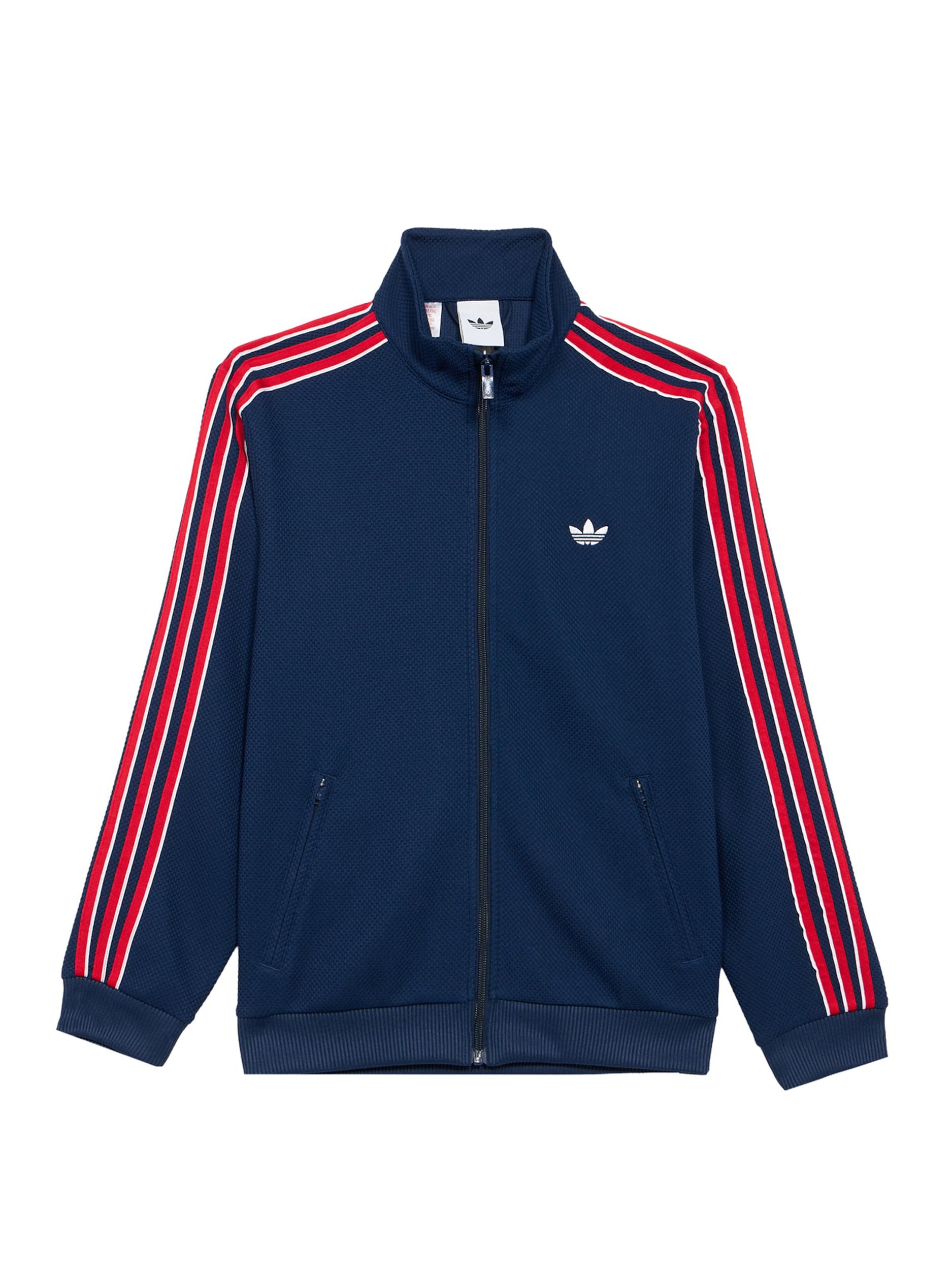 ADIDAS ORIGINALS Džemperis 'FIREBIRD' tamsiai mėlyna / raudona / balta