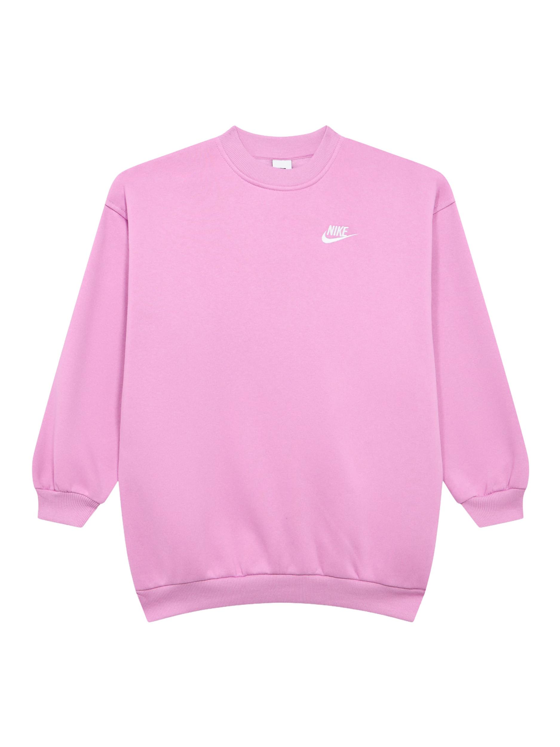 Nike Sportswear Megztinis be užsegimo 'Club Fleece' eozino spalva