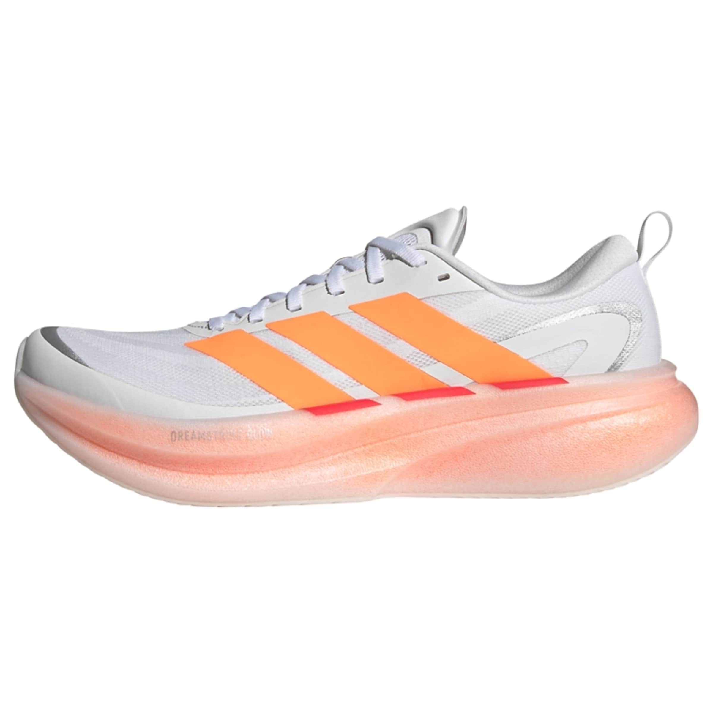 ADIDAS PERFORMANCE Bėgimo batai 'Supernova Glide' oranžinė / sidabrinė / balta