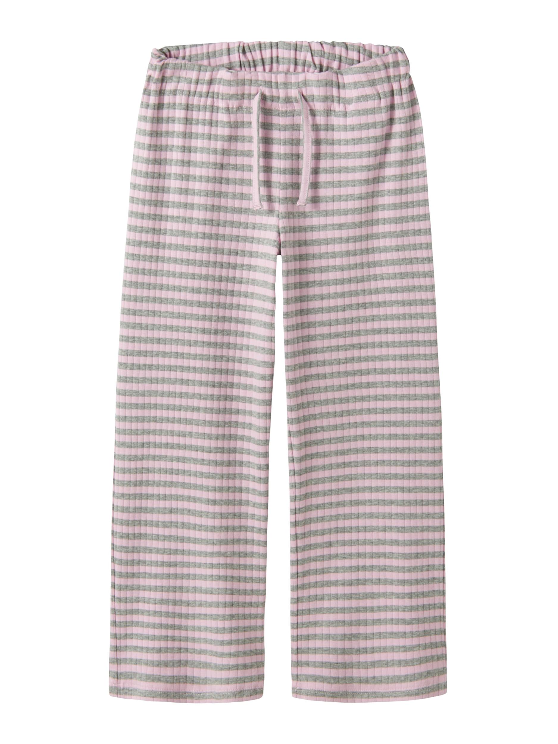 NAME IT Kelnės 'NKFSuraja' margai pilka / rožių spalva