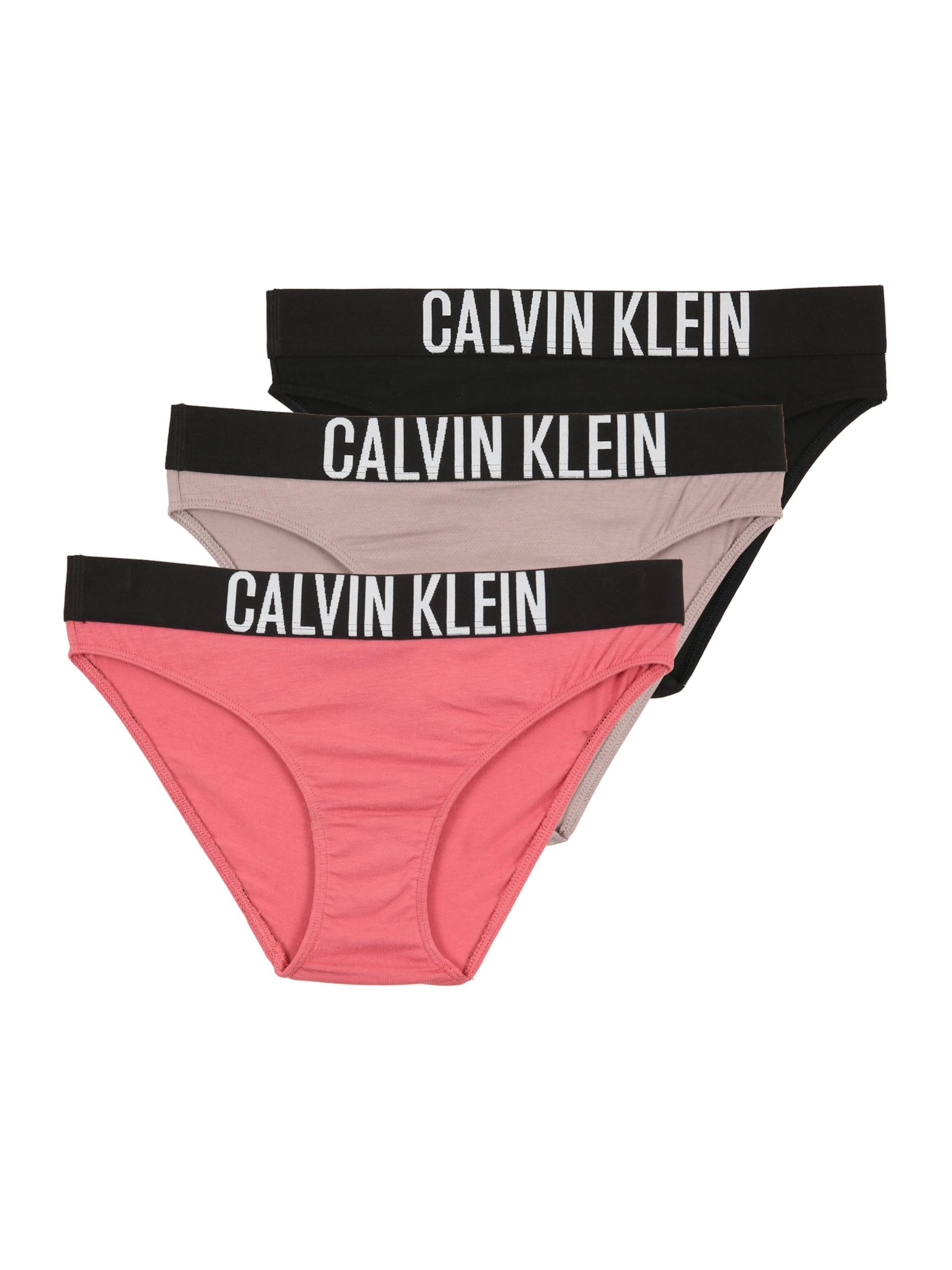 Calvin Klein Underwear Apatinės kelnaitės tamsi smėlio / avietinė / juoda / balta
