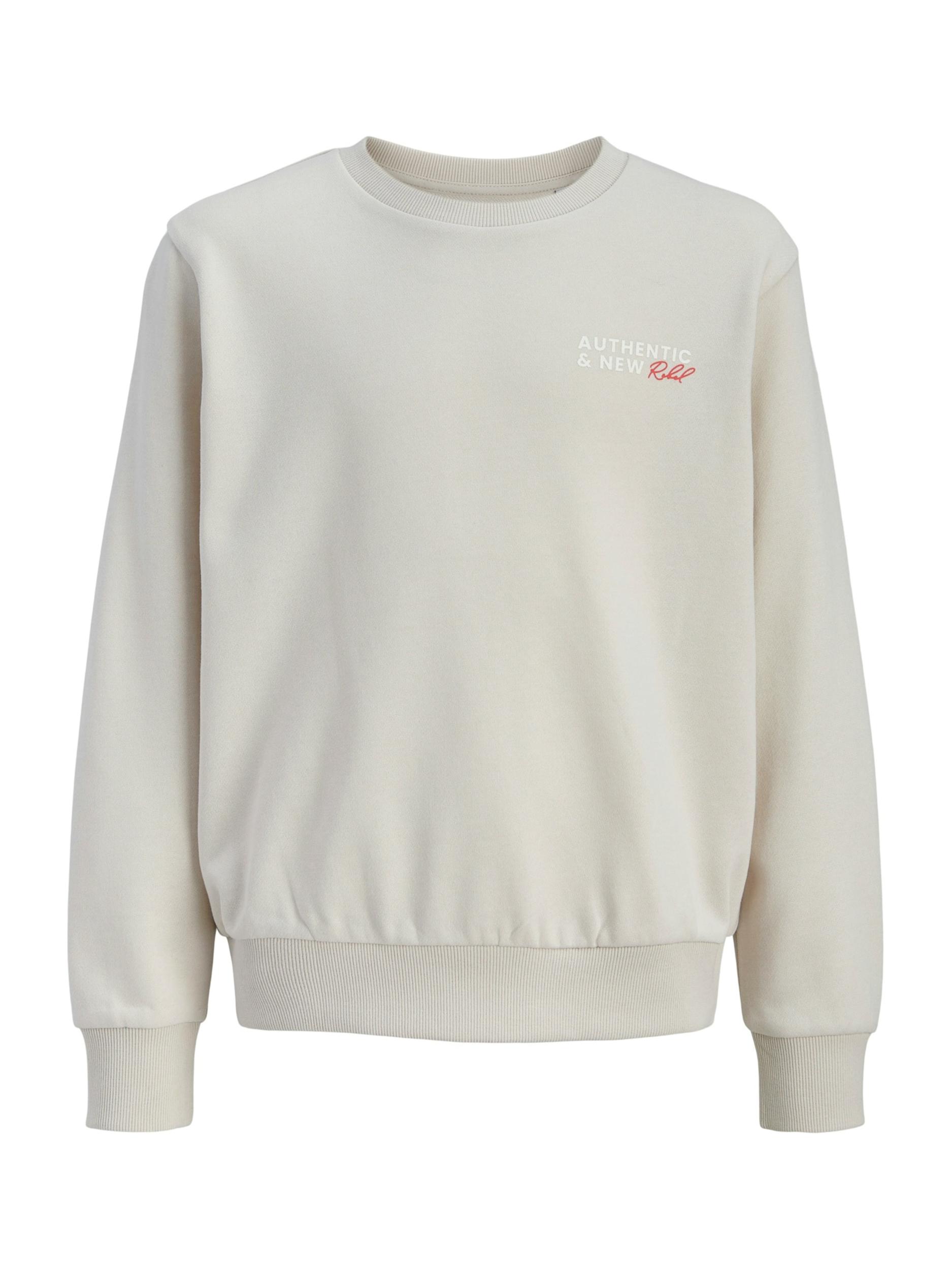 JJ Rebel Megztinis be užsegimo 'JREBHAYDEN' glaisto spalva / tamsiai raudona / balta