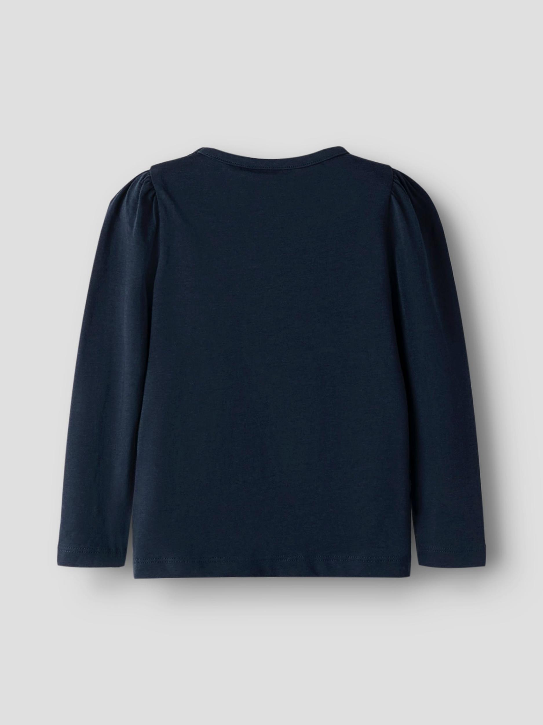 NAME IT Marškinėliai 'NMFBILISA' šviesiai mėlyna / tamsiai mėlyna / šviesiai rožinė / sidabrinė