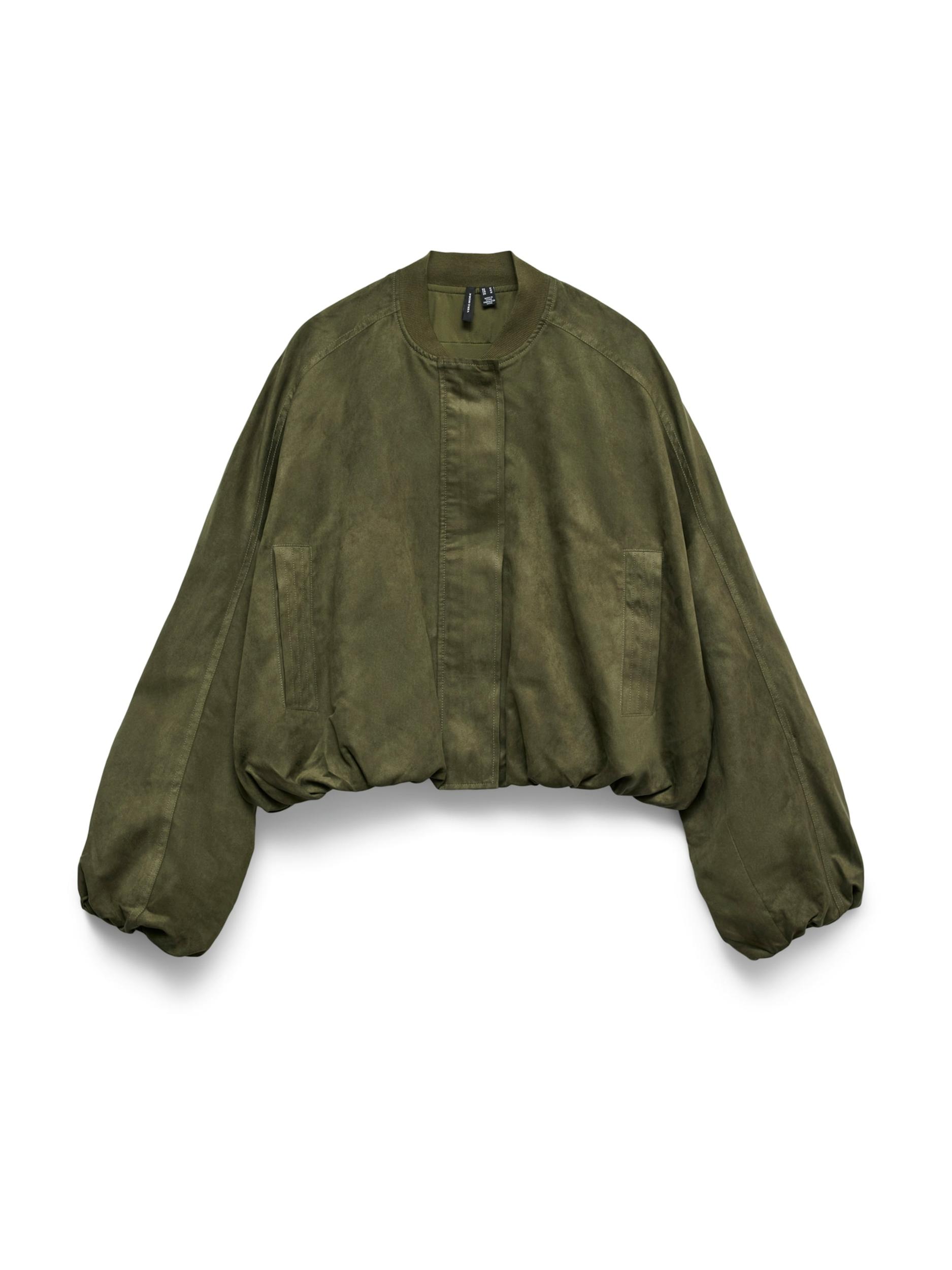 VERO MODA Demisezoninė striukė 'VMKATHY' alyvuogių spalva