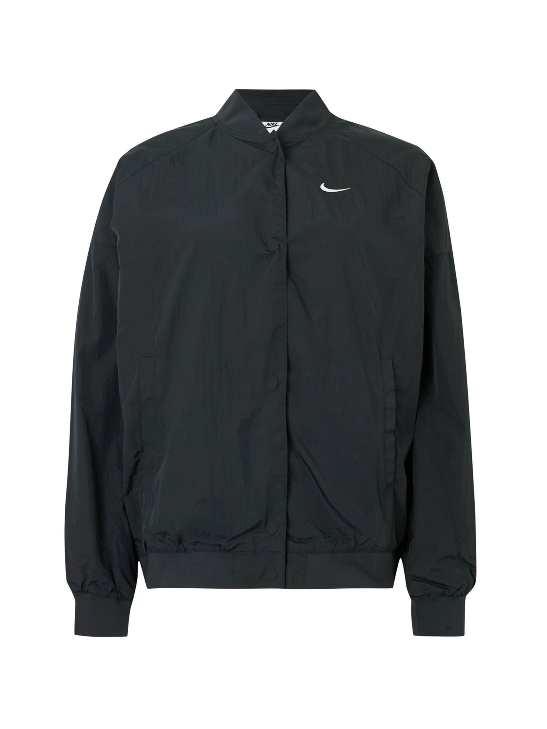 Nike Sportswear Demisezoninė striukė 'HBR VARSITY' juoda