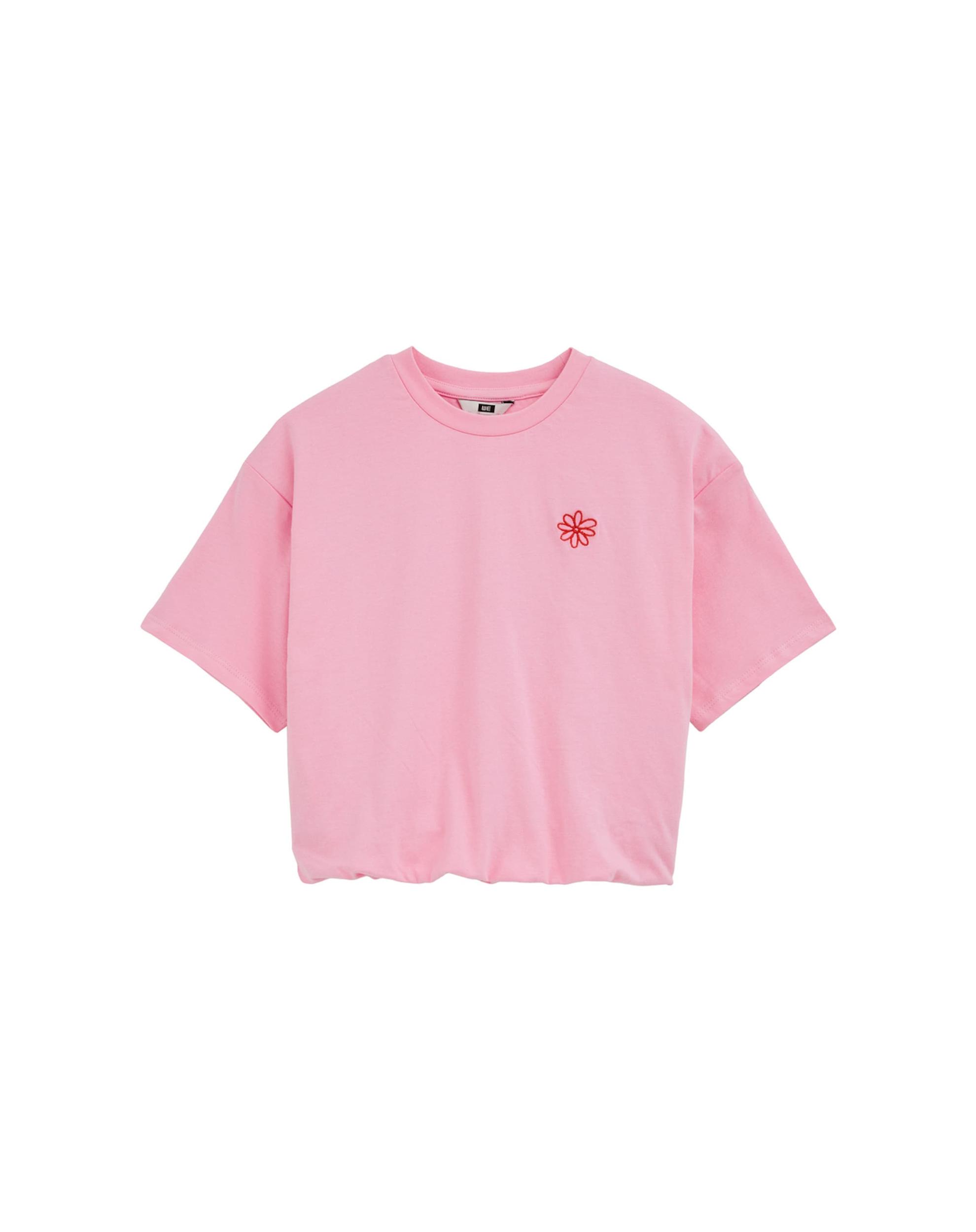 WE Fashion Marškinėliai rožinė