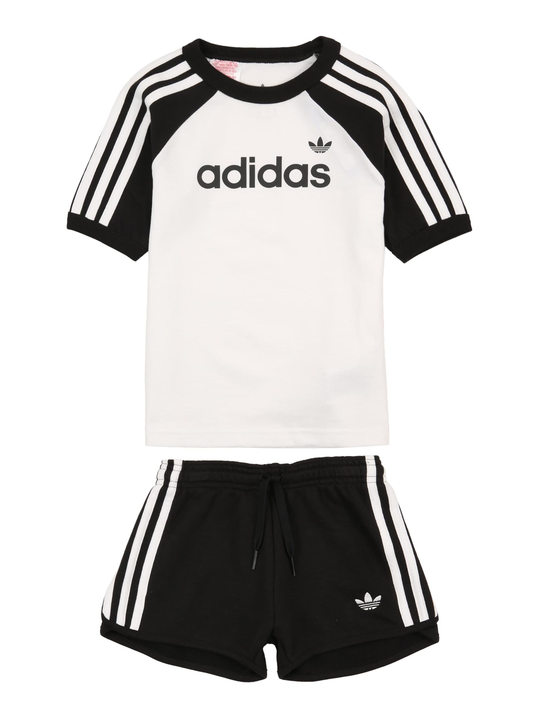 ADIDAS ORIGINALS Treningas juoda / balta