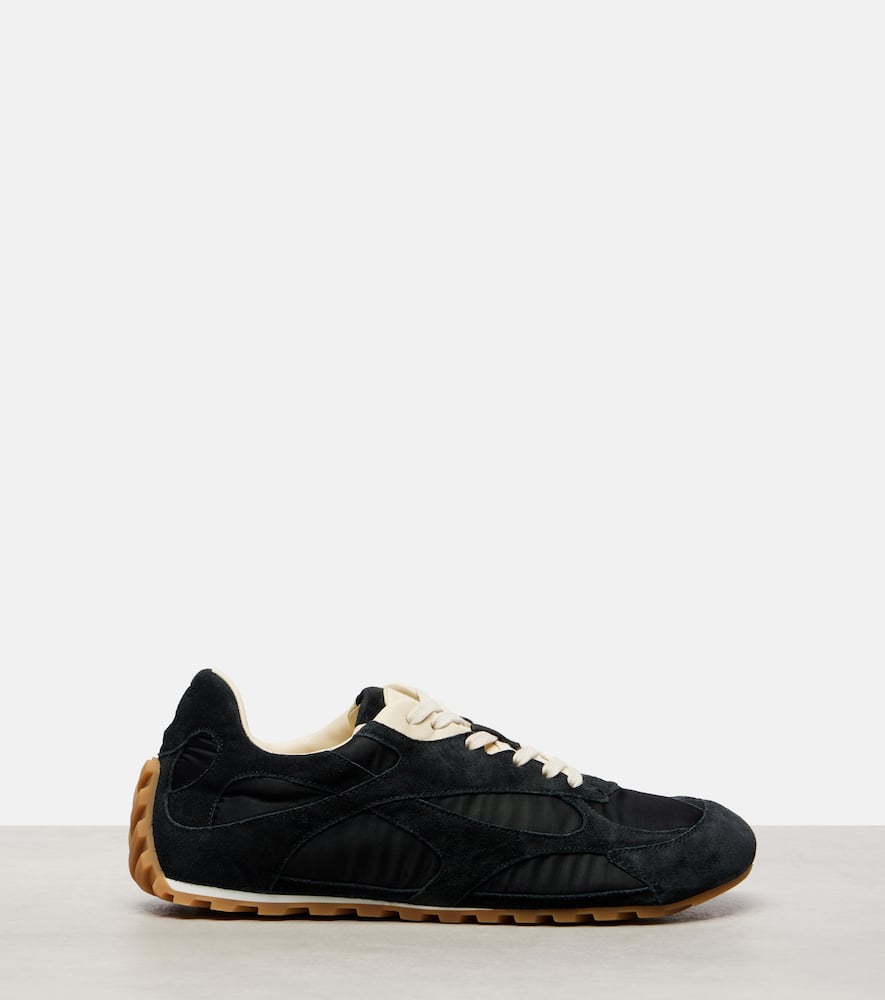 Bottega Veneta Orbit Flash suede-trimmed sneakers