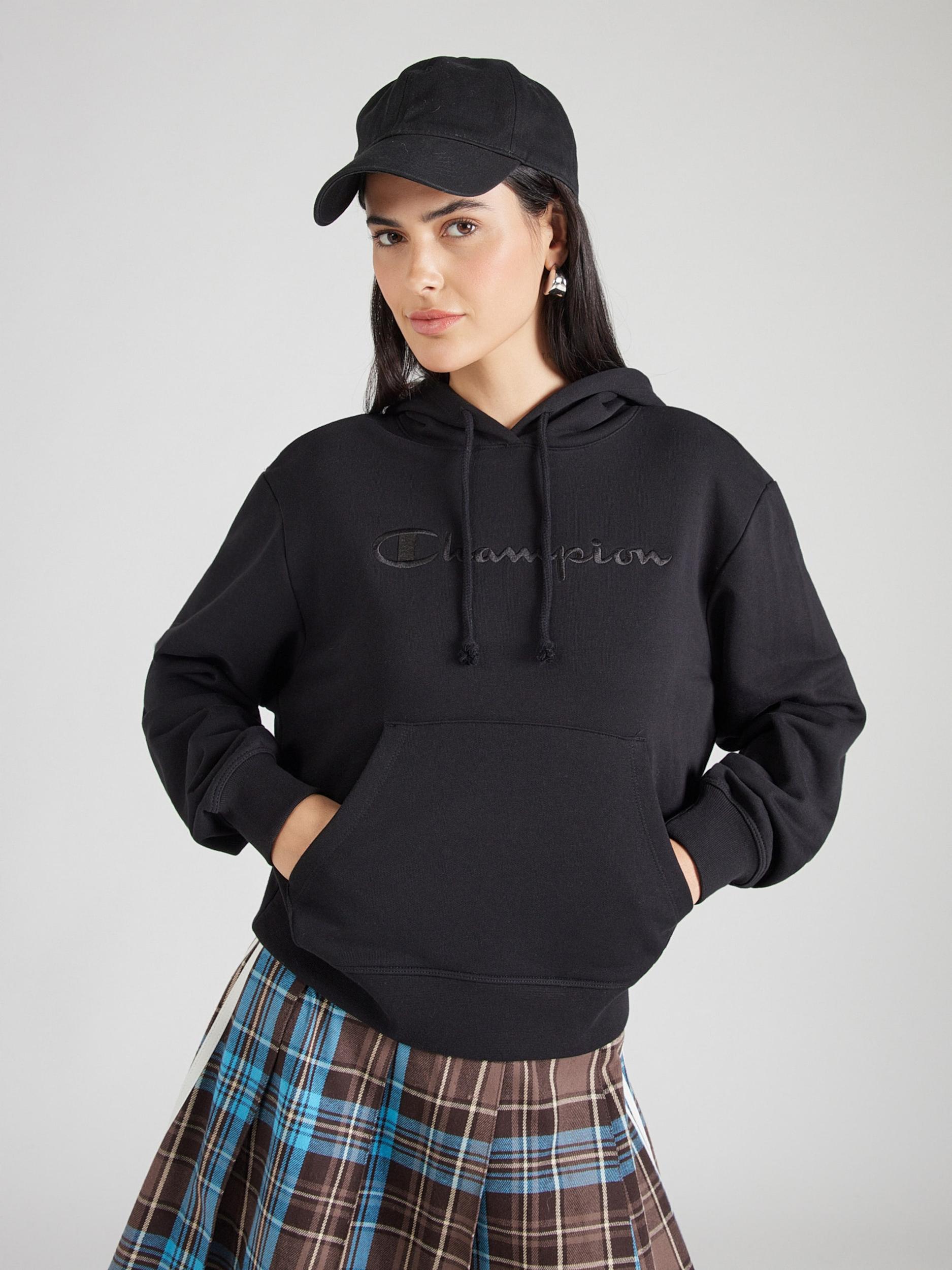 Champion Authentic Athletic Apparel Megztinis be užsegimo juoda