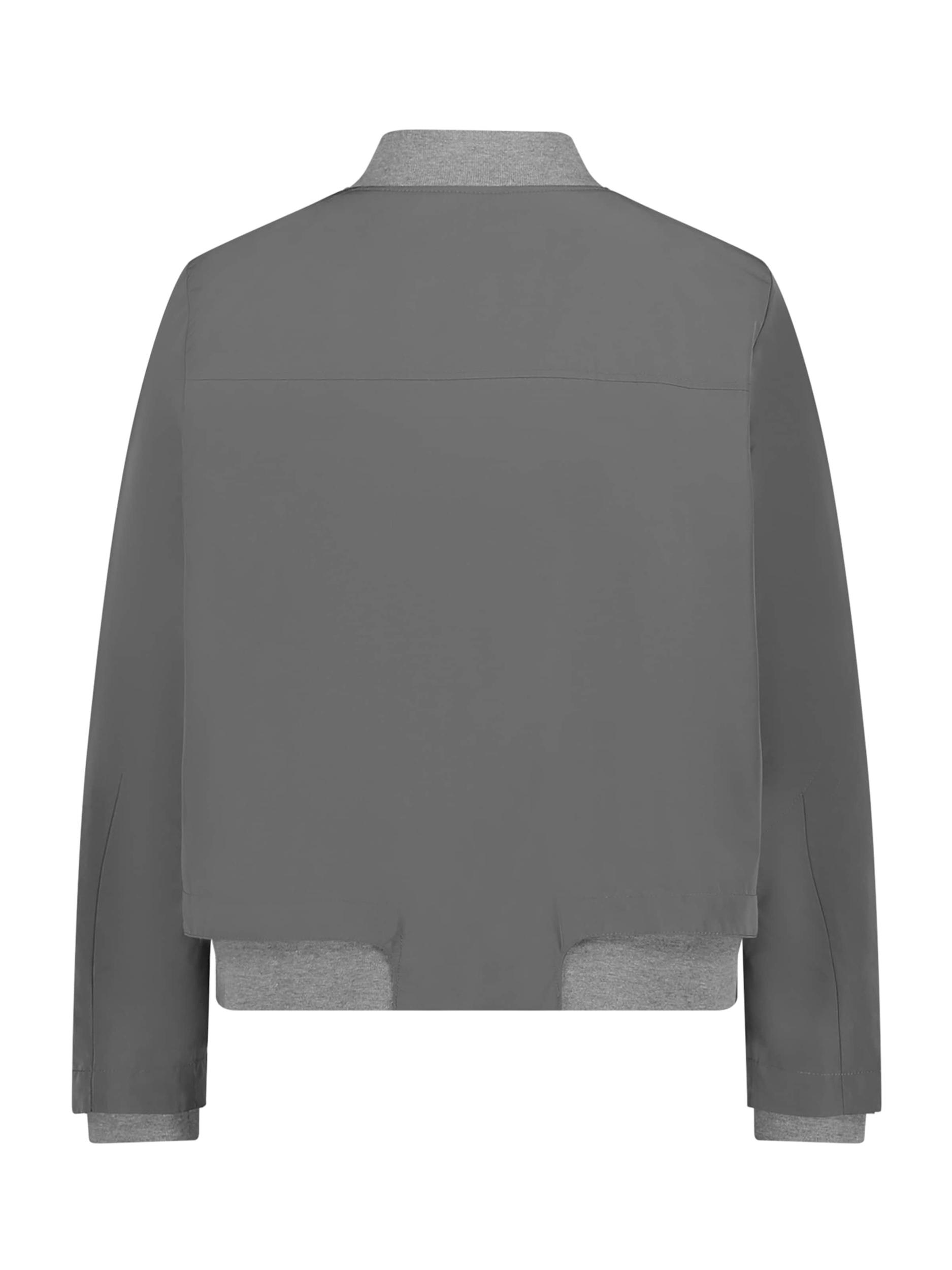 Amber & June Demisezoninė striukė mėlyna dūmų spalva