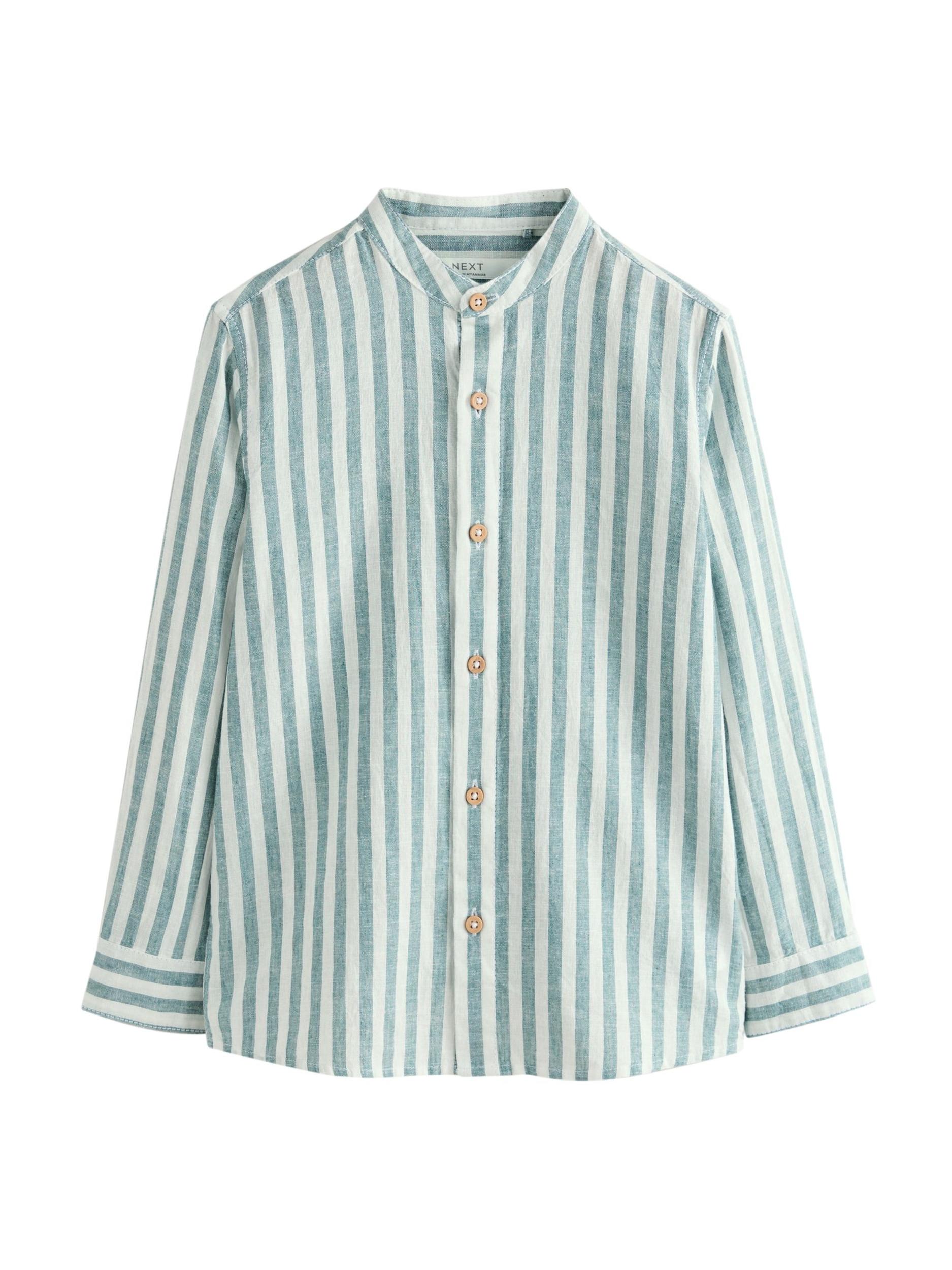 Next Marškiniai žalia / balta