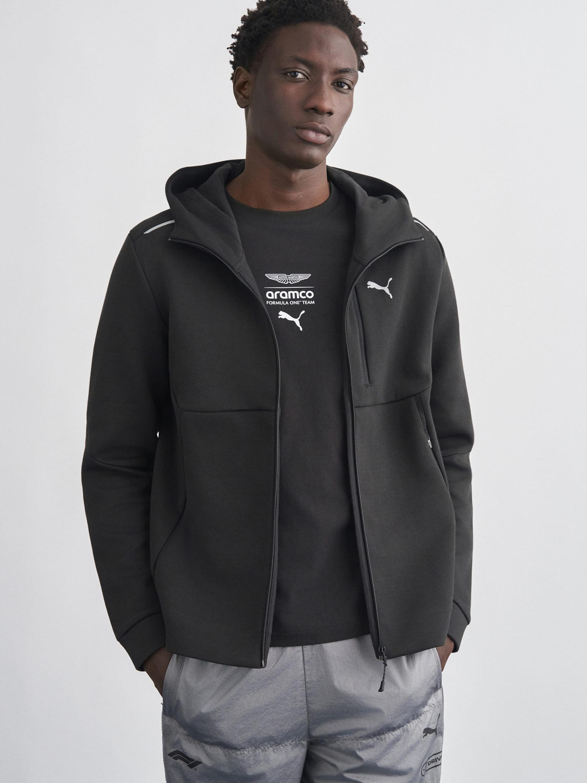 PUMA Sportinis džemperis 'PUMATECH' juoda