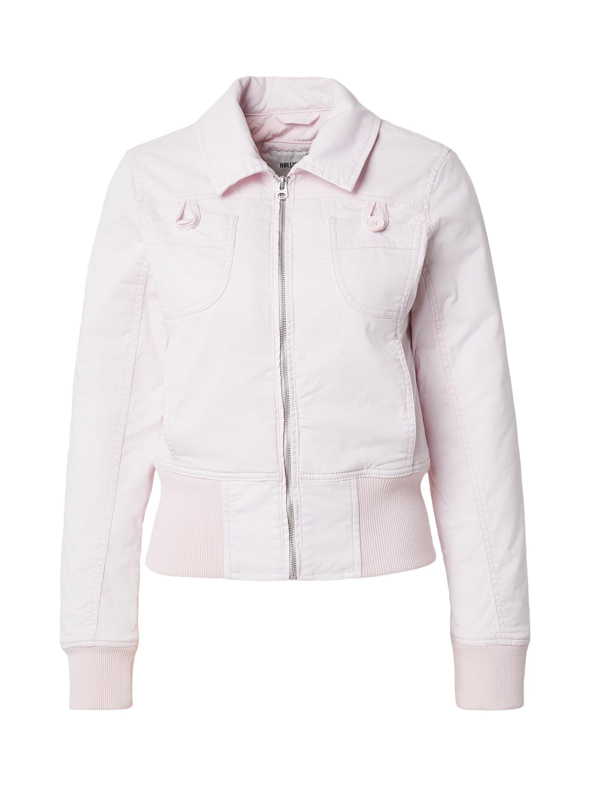 HOLLISTER Demisezoninė striukė rožių spalva