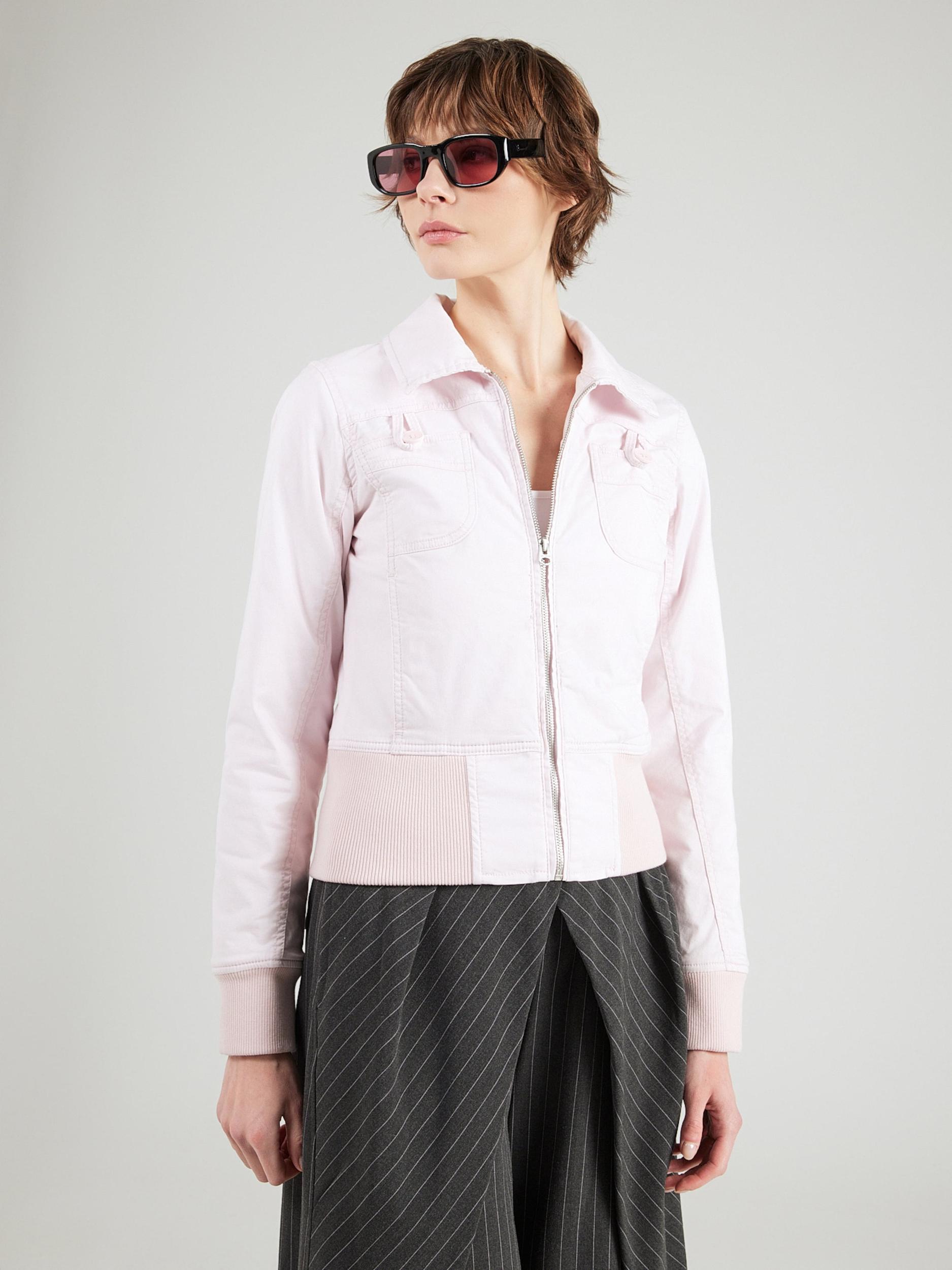 HOLLISTER Demisezoninė striukė rožių spalva