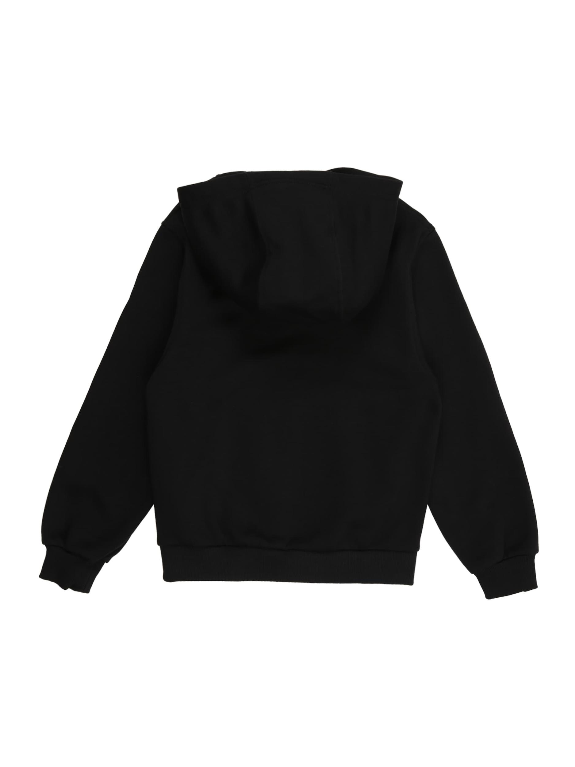 Nike Sportswear Megztinis be užsegimo 'CLUB FLC' kupranugario / juoda / balta