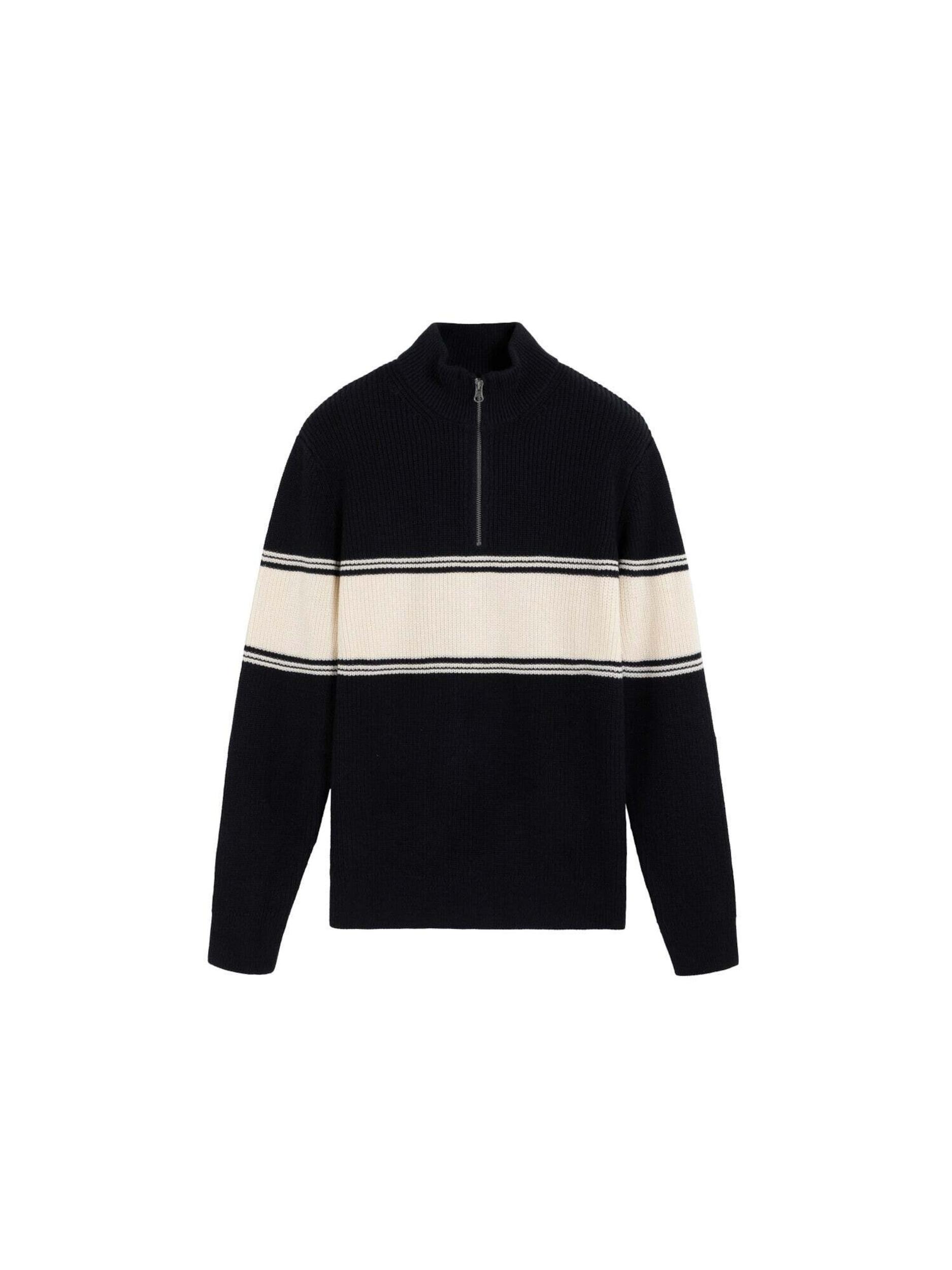 Scalpers Megztinis tamsiai mėlyna / balta