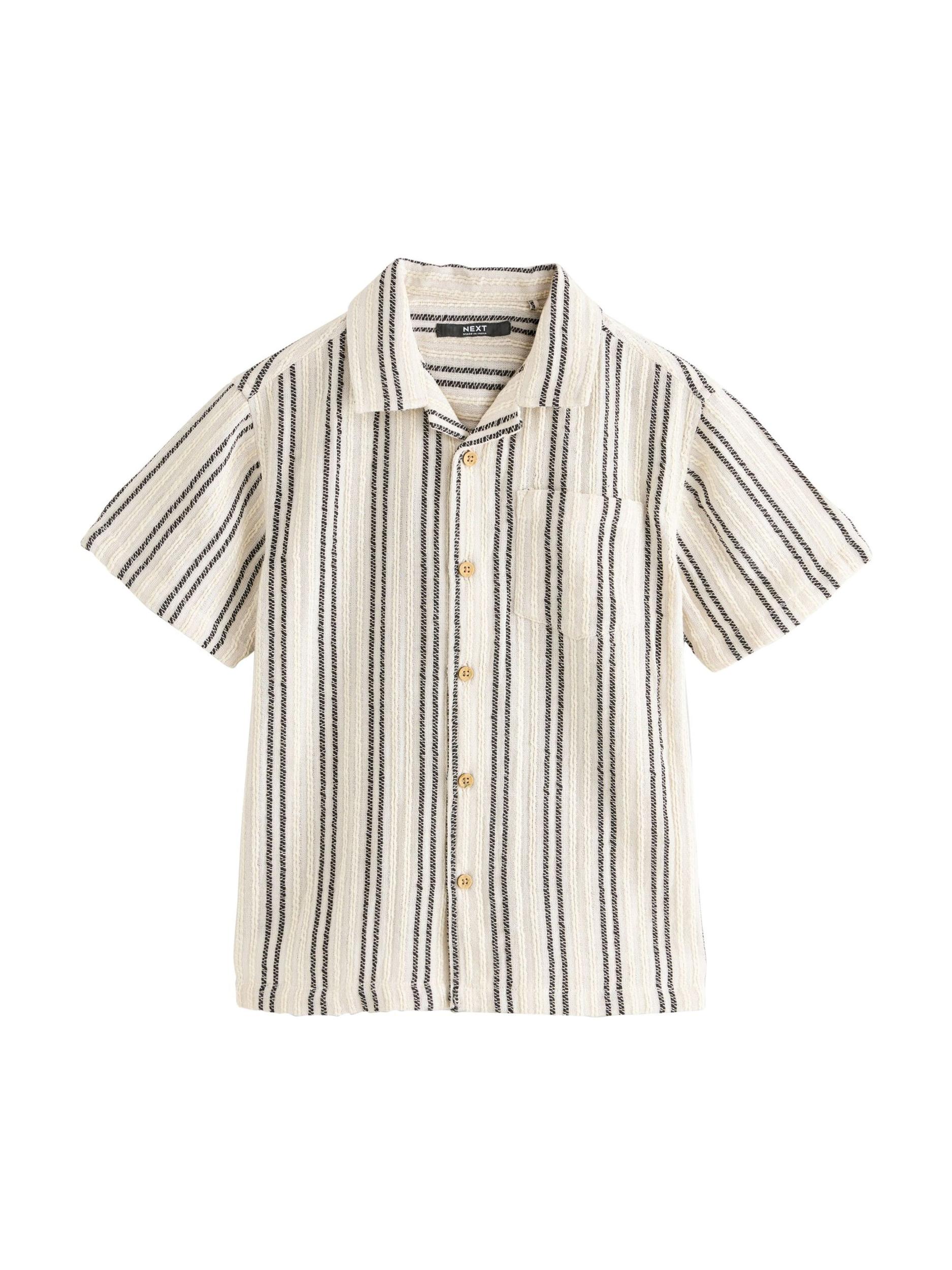 Next Marškiniai smėlio spalva / juoda