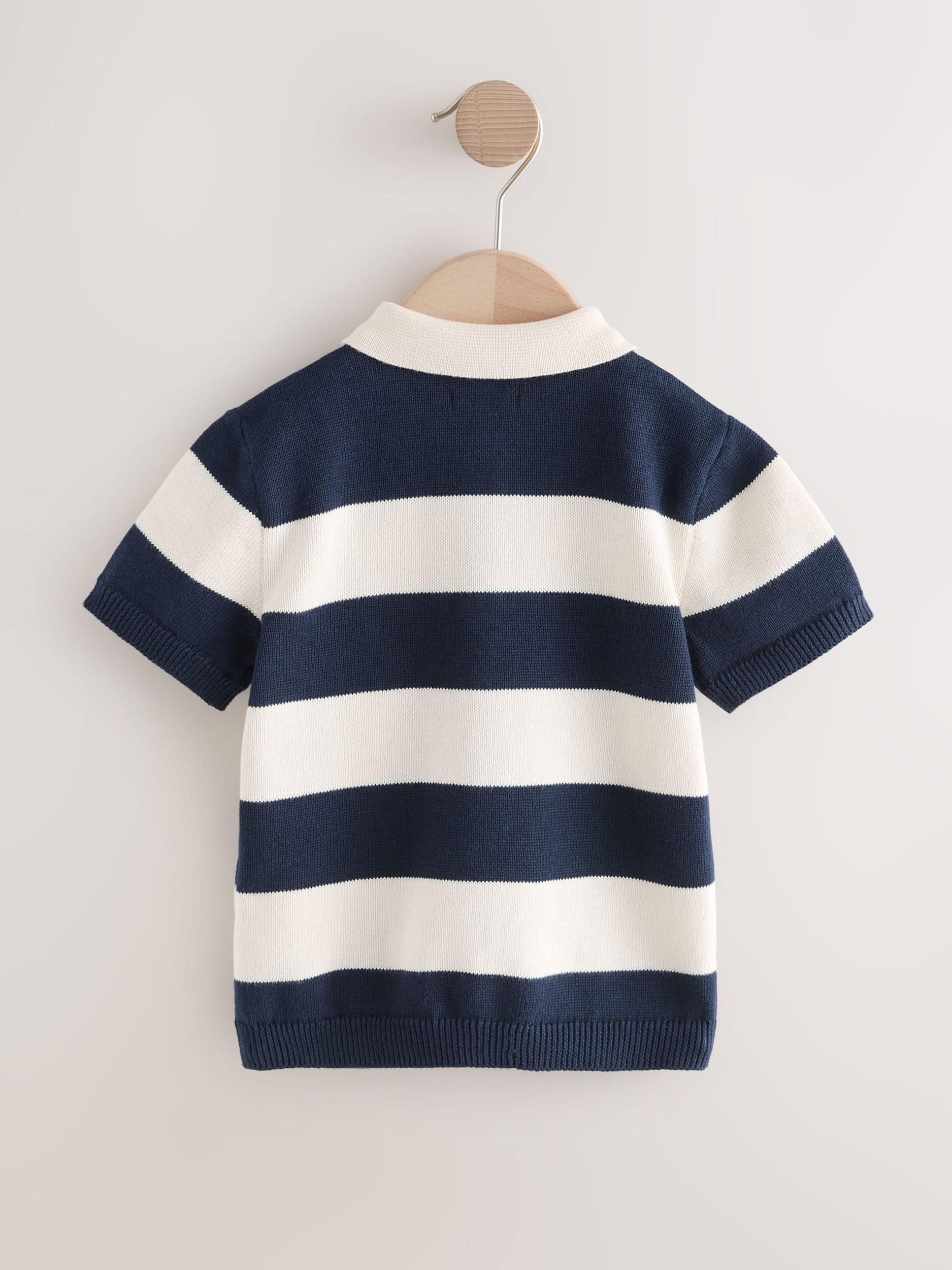 Next Megztinis tamsiai mėlyna / geltona / raudona / balta