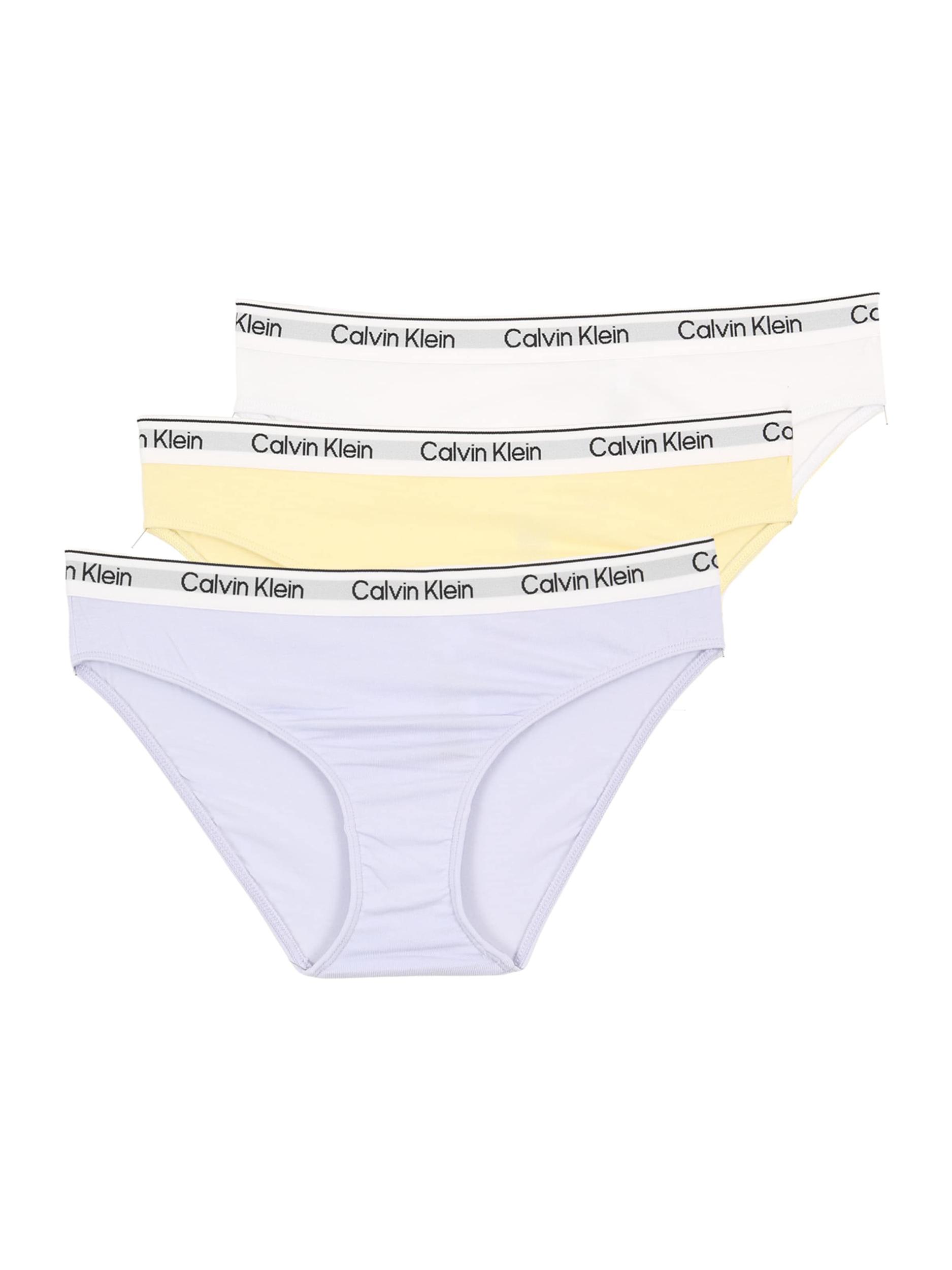 Calvin Klein Underwear Apatinės kelnaitės šviesiai geltona / levandų spalva / balta