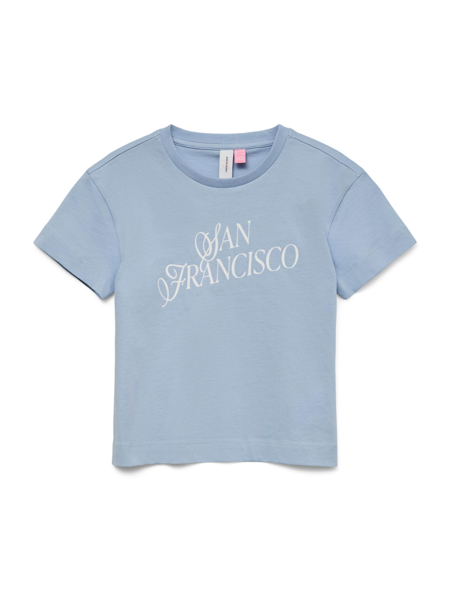 Vero Moda Girl Marškinėliai 'VMVICTORIA' mėlyna