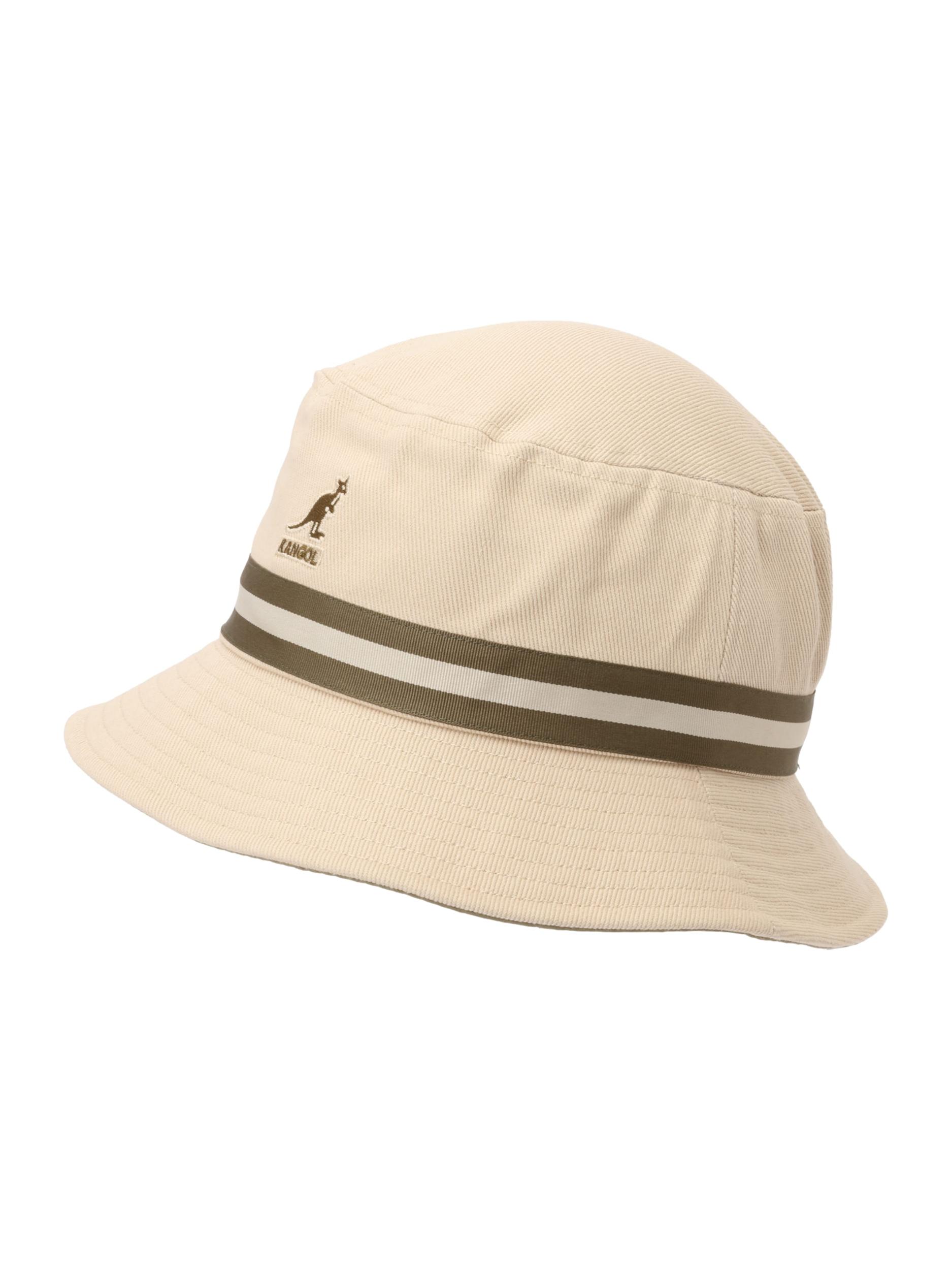 KANGOL Skrybėlaitė 'Lahinch' smėlio spalva / alyvuogių spalva