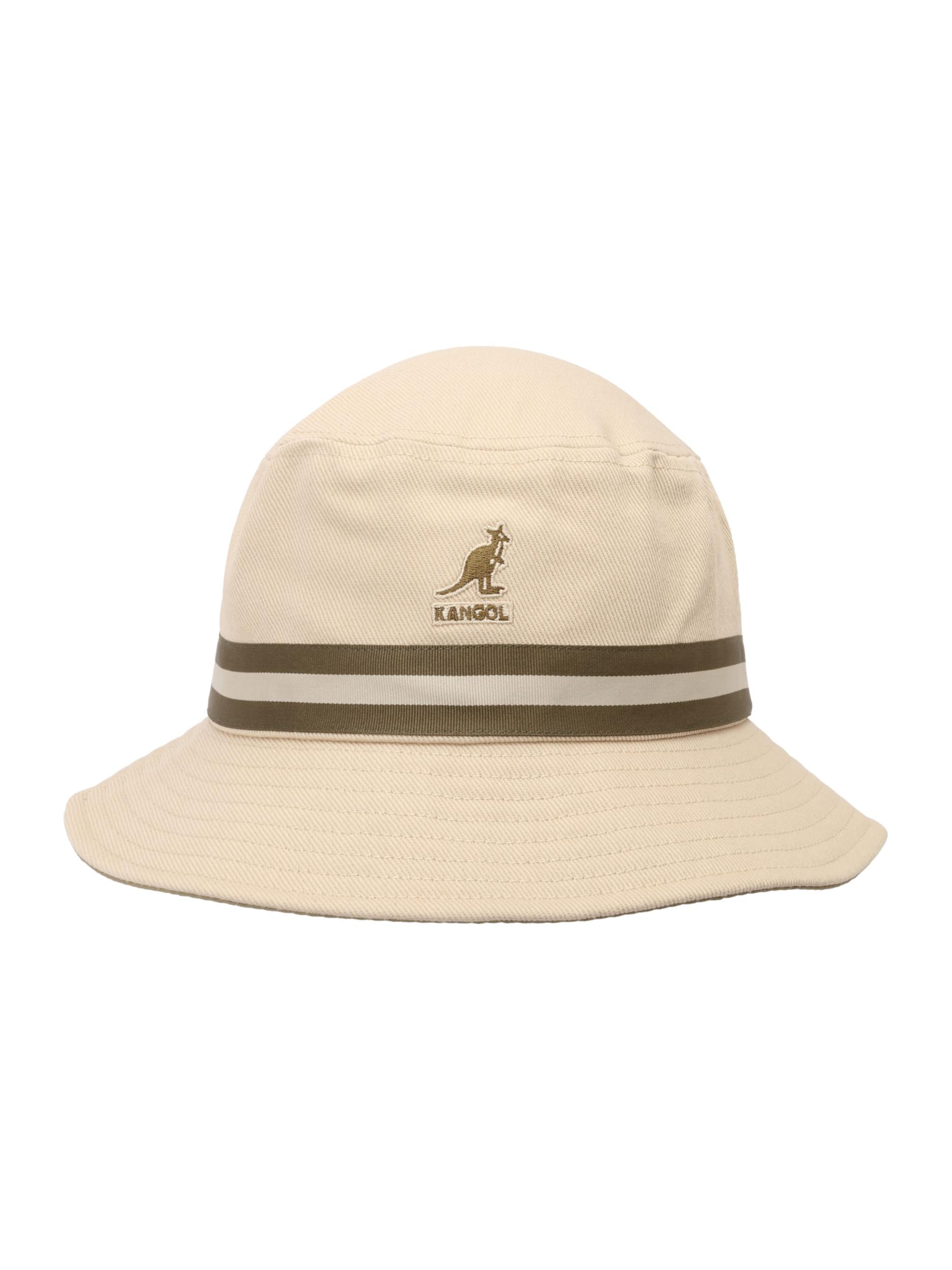 KANGOL Skrybėlaitė 'Lahinch' smėlio spalva / alyvuogių spalva