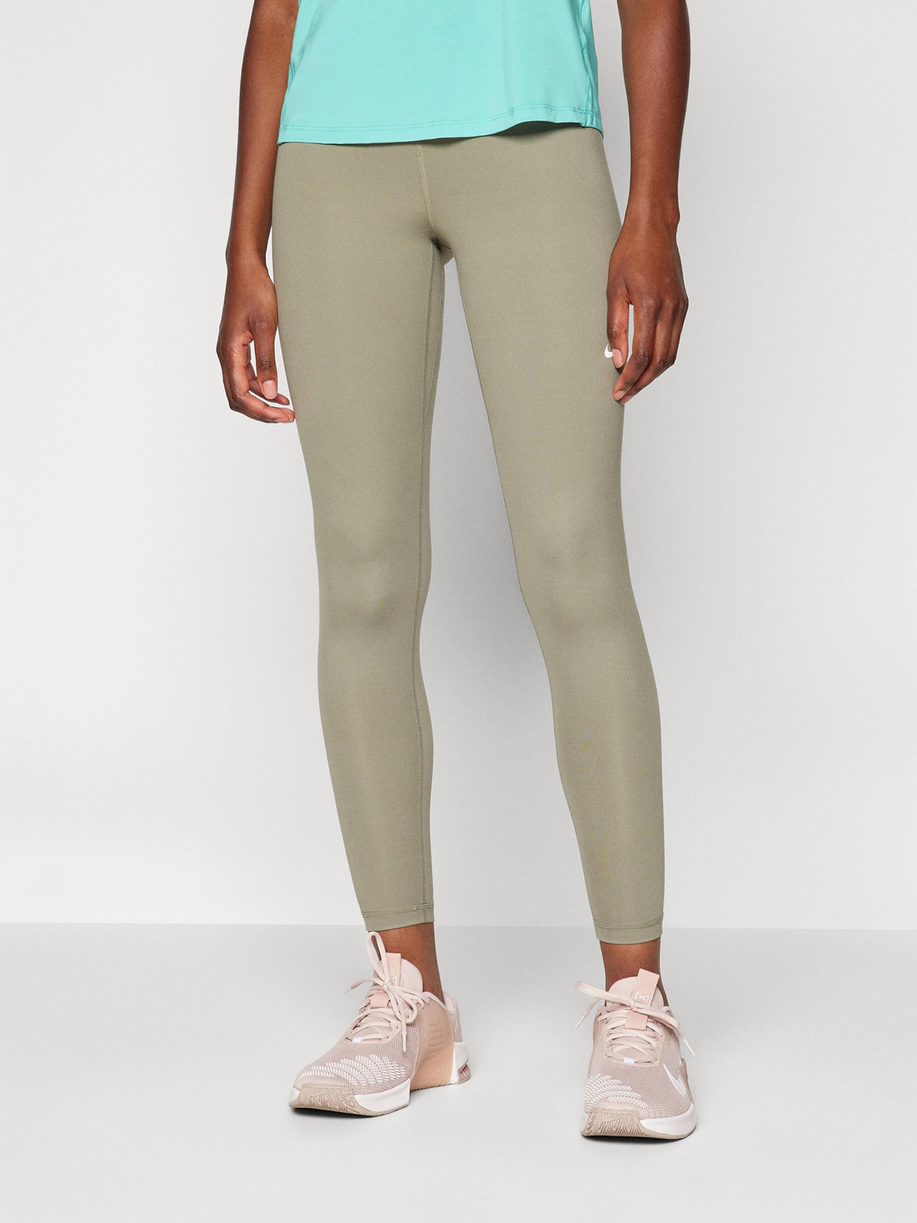 NIKE Sportinės kelnės pastelinė žalia / balta