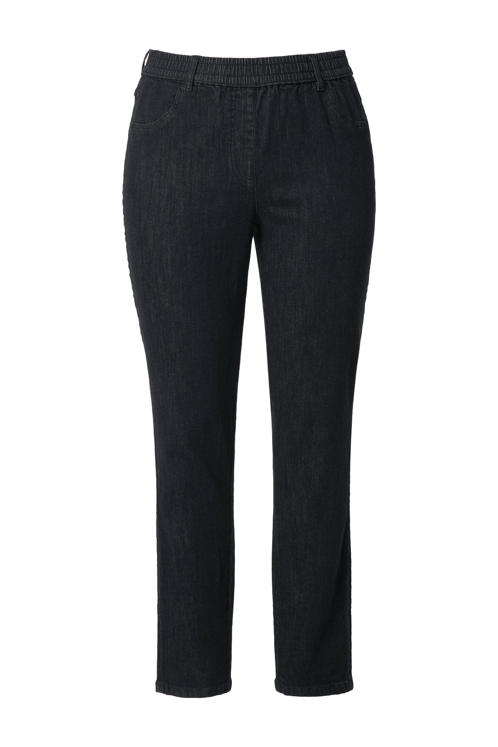 Ulla Popken Džegingsai juodo džinso spalva