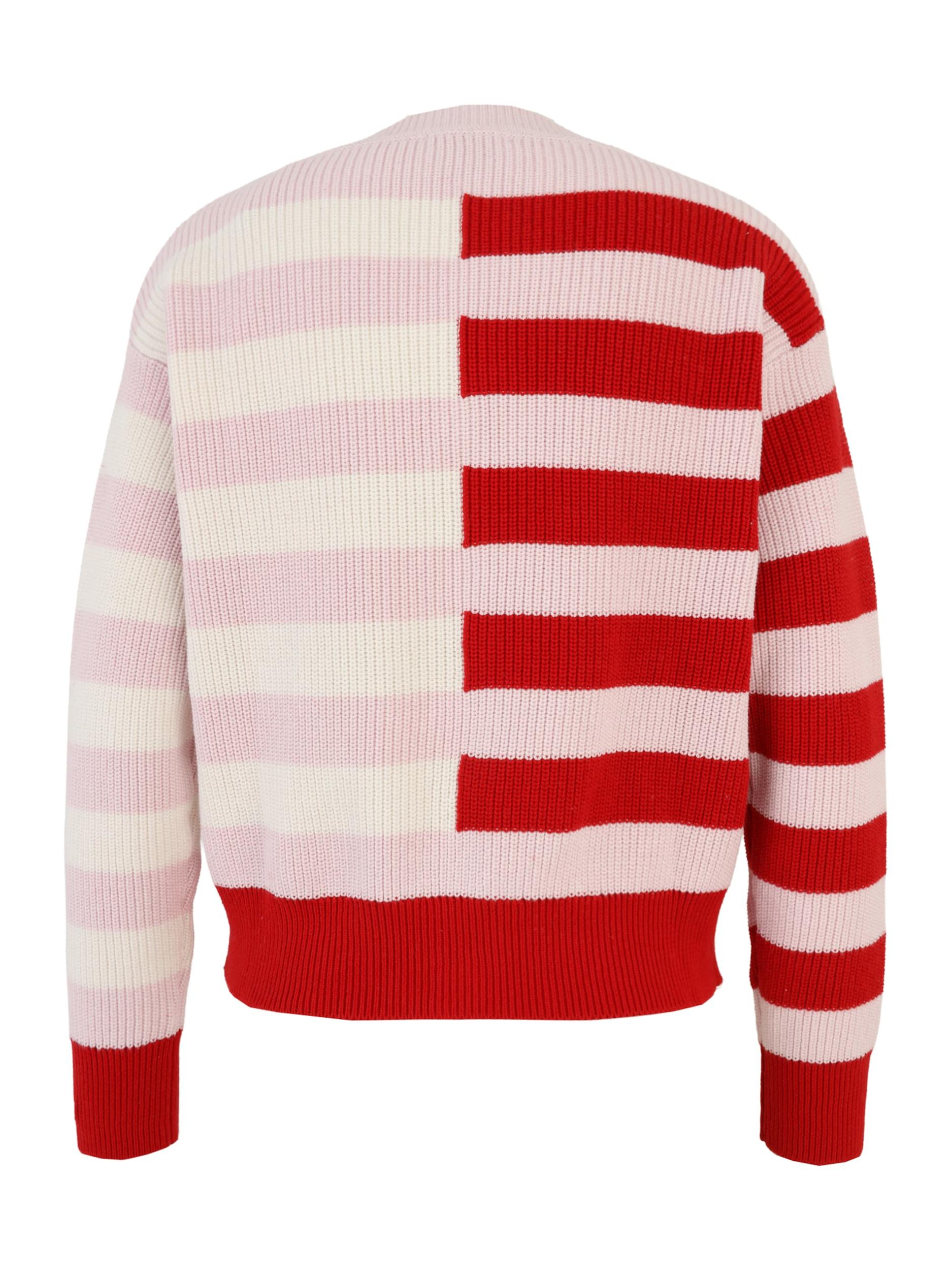 Pepe Jeans Kardiganas 'Kimma' rožinė / raudona / natūrali balta