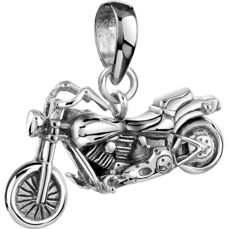 KUZZOI Pakabukas 'Motorrad' sidabrinė