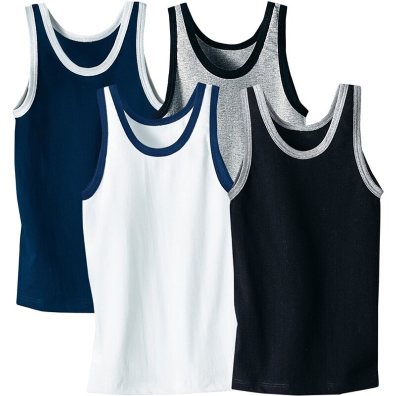LE JOGGER Apatiniai marškinėliai mėlyna / pilka / juoda / balta