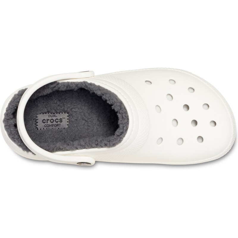 Crocs Classic Lined Clog White/Grey