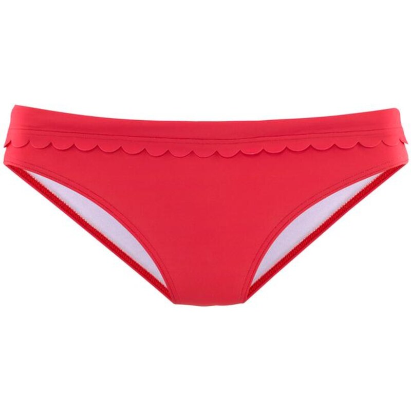 LASCANA Bikinio kelnaitės 'Scallop' raudona