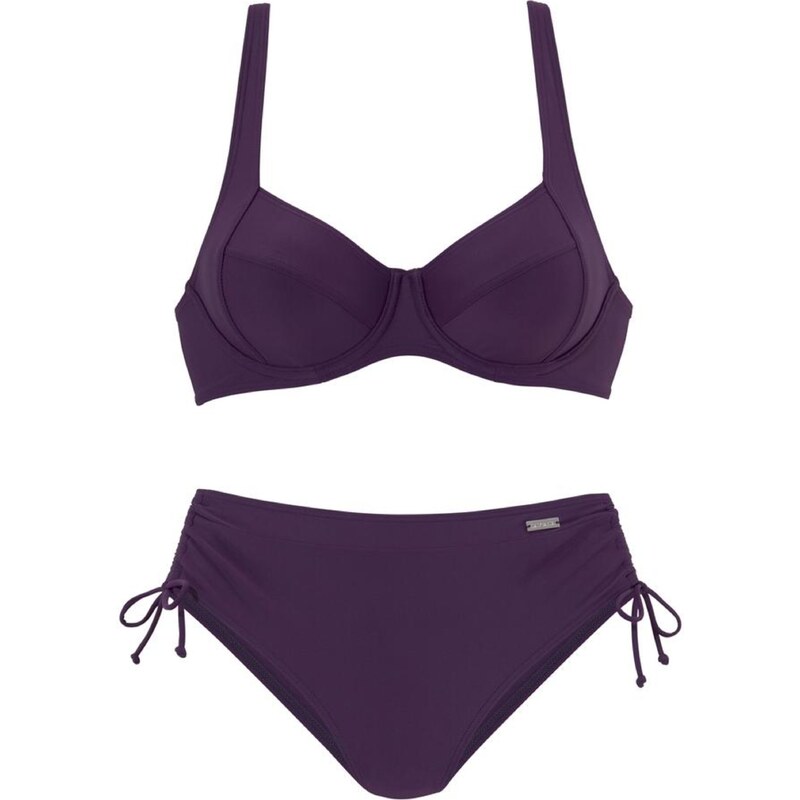 LASCANA Bikinis tamsiai violetinė