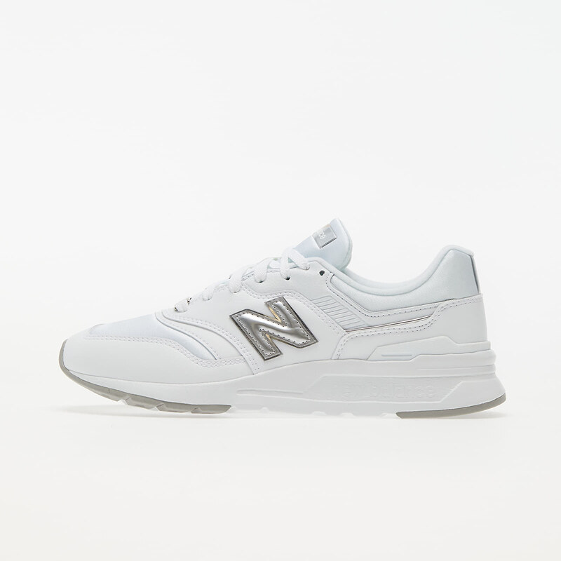 New balance shop 997 white silver