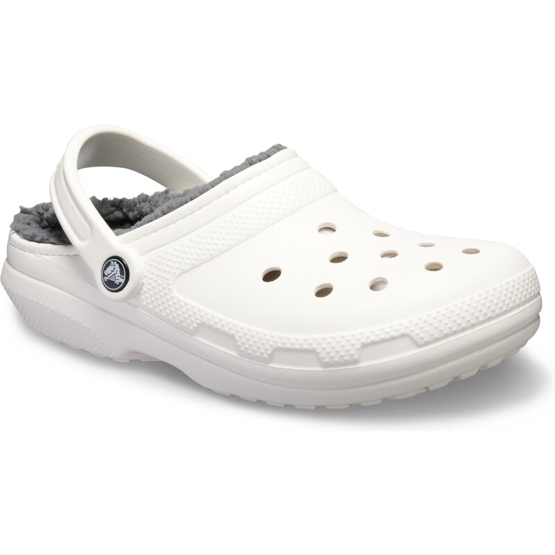 Crocs Classic Lined Clog White/Grey