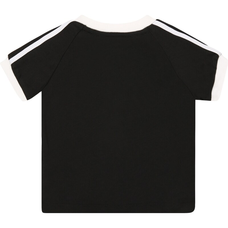 ADIDAS ORIGINALS Marškinėliai '3-Stripes' juoda / balta