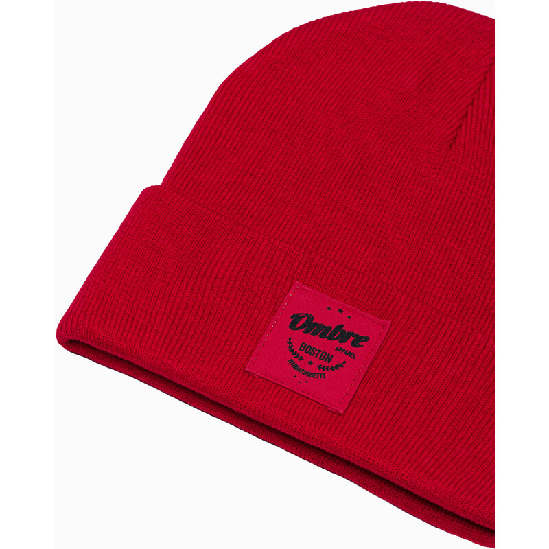 Ombre Clothing Vyriška kepurė - raudona H103