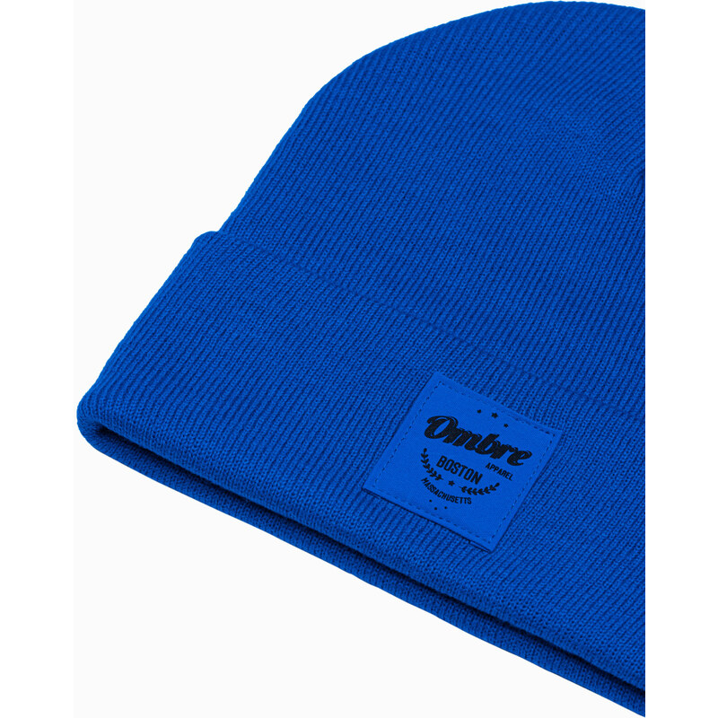 Ombre Clothing Vyriška kepurė - mėlyna H103