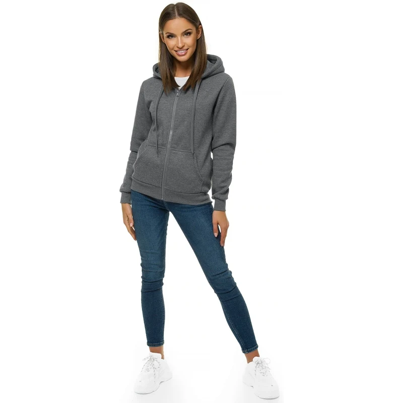 Women's Hoodie - Blue OZONEE JS/W03Z - Men's Clothing