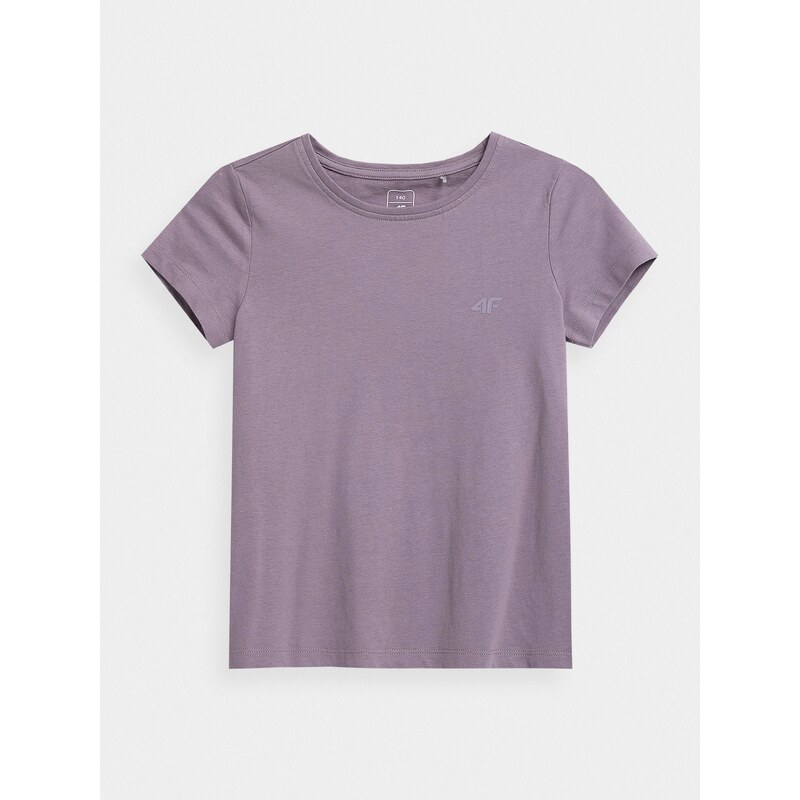 4F T-shirt lygūs marškinėliai mergaitėms