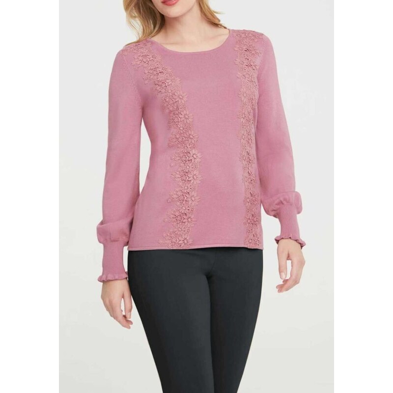 Pelenų rožės spalvos megztinis : Dydis - 36