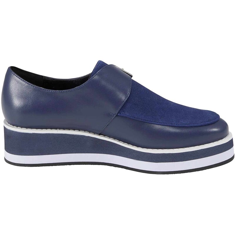 HEINE Mėyni odiniai batai "Slip" : Dydis - 37