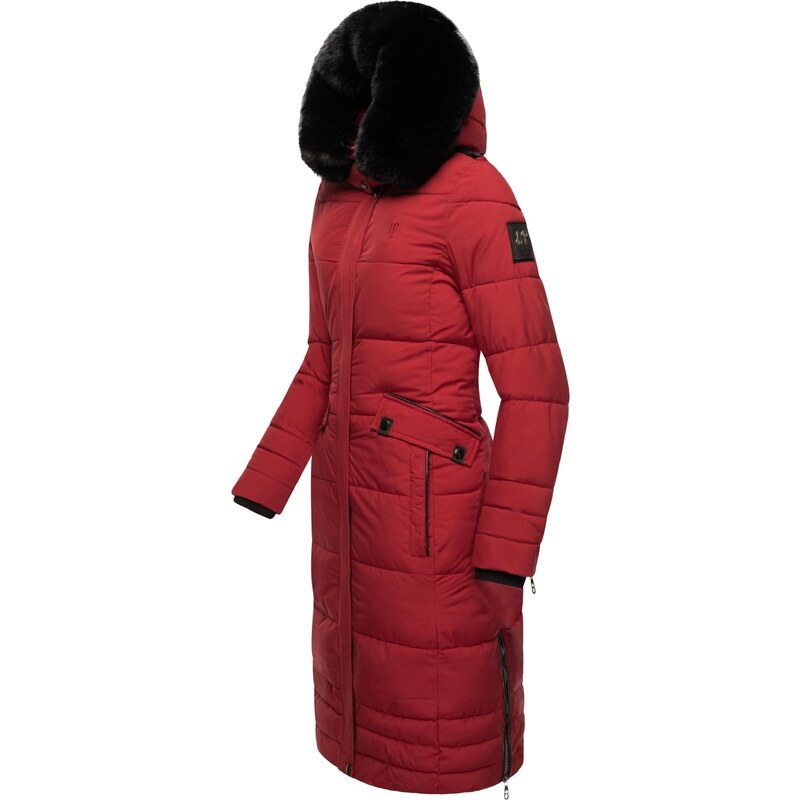 NAVAHOO Žieminis paltas 'Fahmiyaa' raudona / juoda