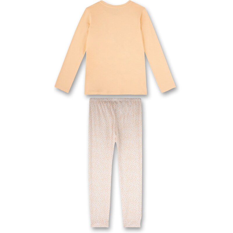 SANETTA Miego kostiumas šviesiai oranžinė / balta