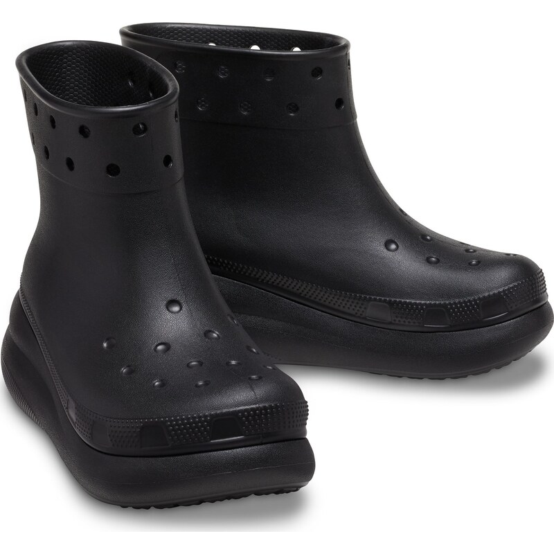 Crocs Classic Crush Rain Boot Black