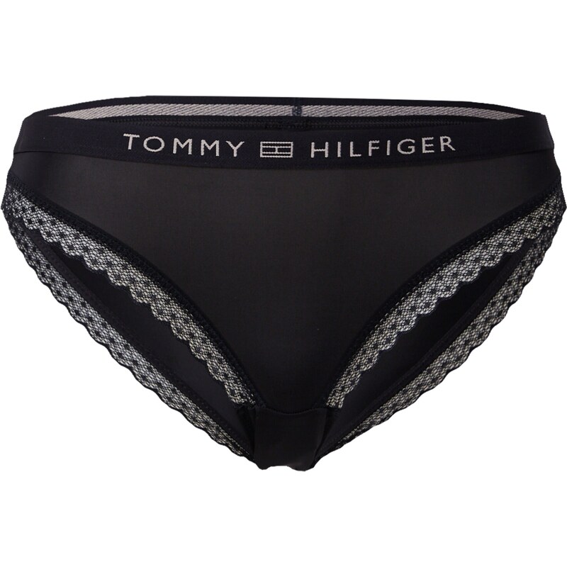 Tommy Hilfiger Underwear Moteriškos kelnaitės pilka / juoda