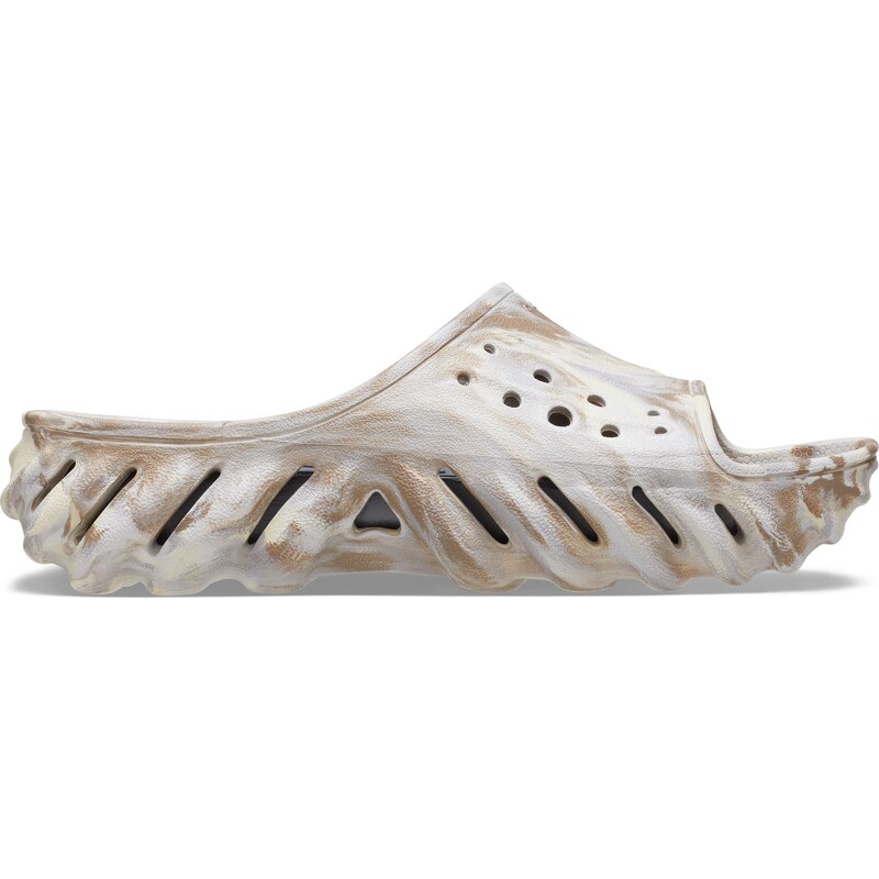 Crocs Echo Marbled Slide Bone/Multi