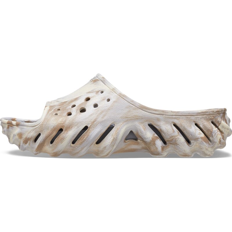 Crocs Echo Marbled Slide Bone/Multi